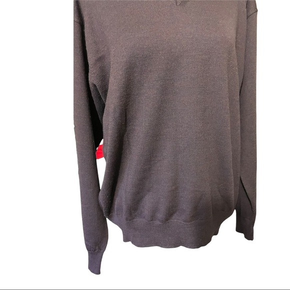 MDM mondo DiMarco V neck 100wool long sleeve Italian made size medium … - Picture 3 of 9